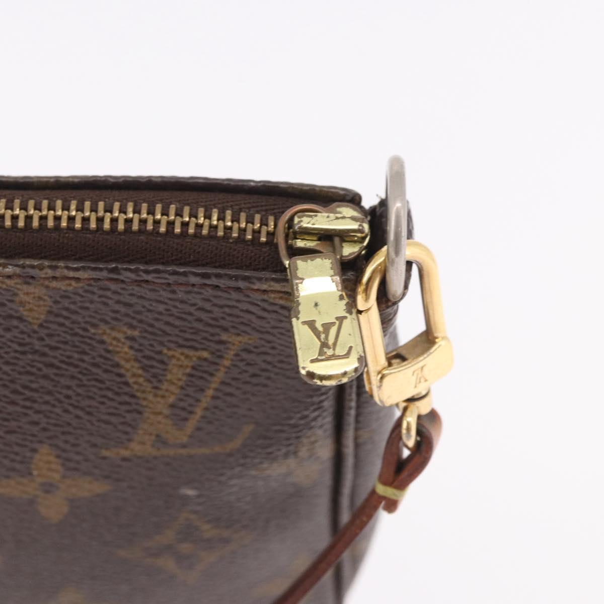 LOUIS VUITTON Monogram Pochette Accessoires Accessory Pouch M51980 Auth bs35636