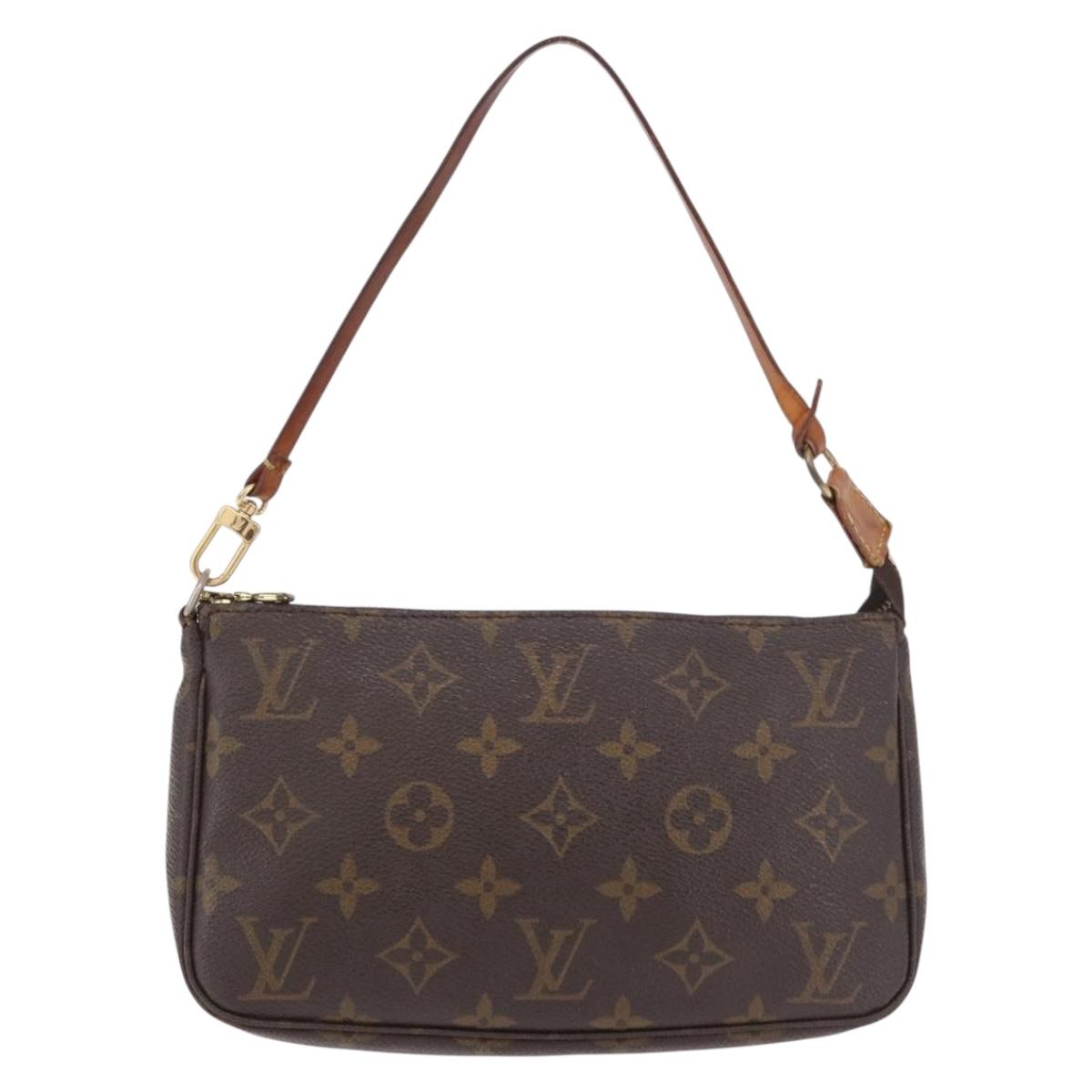 LOUIS VUITTON Monogram Pochette Accessoires Accessory Pouch M51980 Auth bs35636