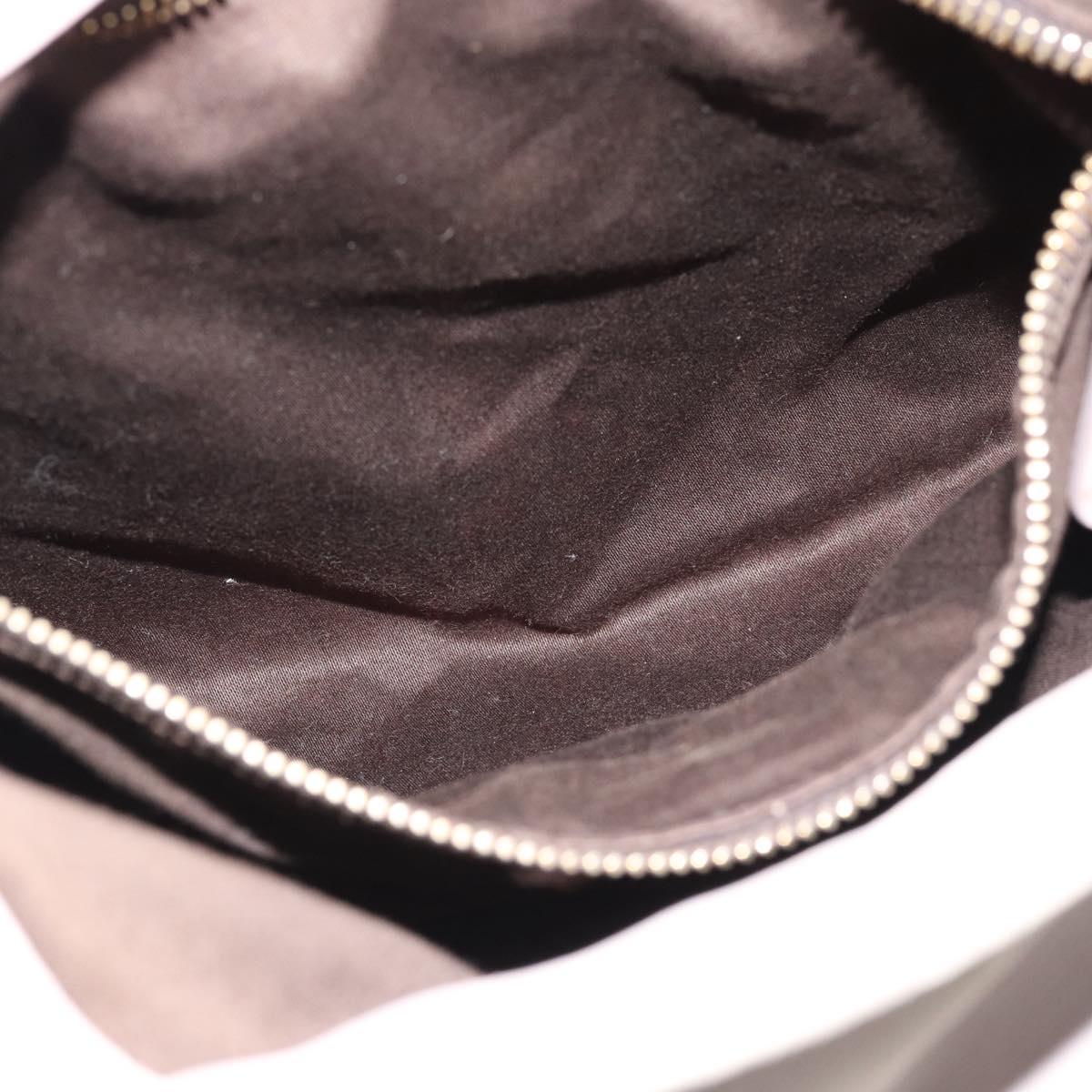 Miu Miu Matelasse Shoulder Bag Leather 2way Pink Gold Auth bs35641