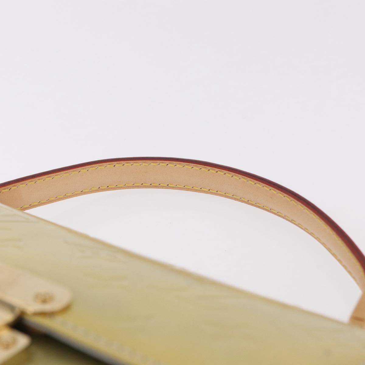 LOUIS VUITTON Monogram Vernis Spring Street Hand Bag Gris M91029 Auth bs35645A