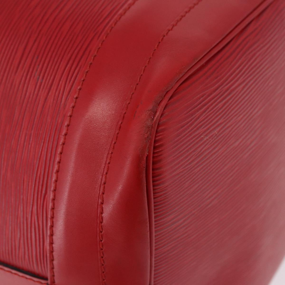 LOUIS VUITTON Epi Noe Shoulder Bag Red M44007 LV Auth bs35647