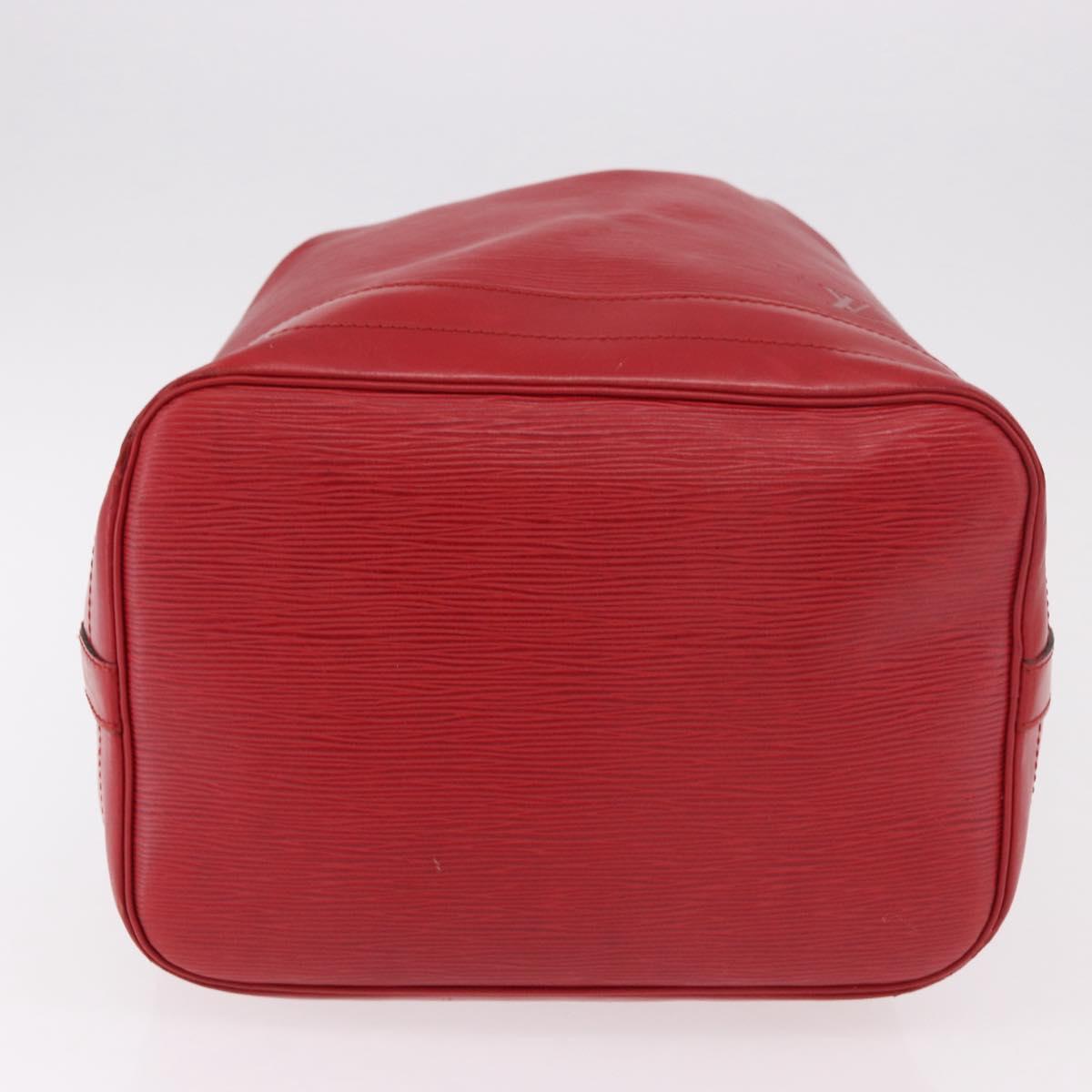 LOUIS VUITTON Epi Noe Shoulder Bag Red M44007 LV Auth bs35647