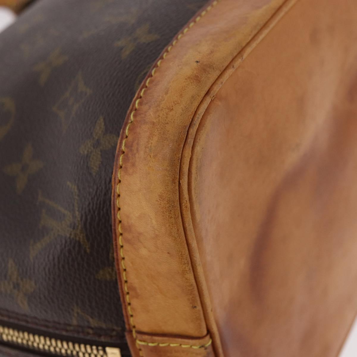 LOUIS VUITTON Monogram Alma Hand Bag M51130 LV Auth bs35648