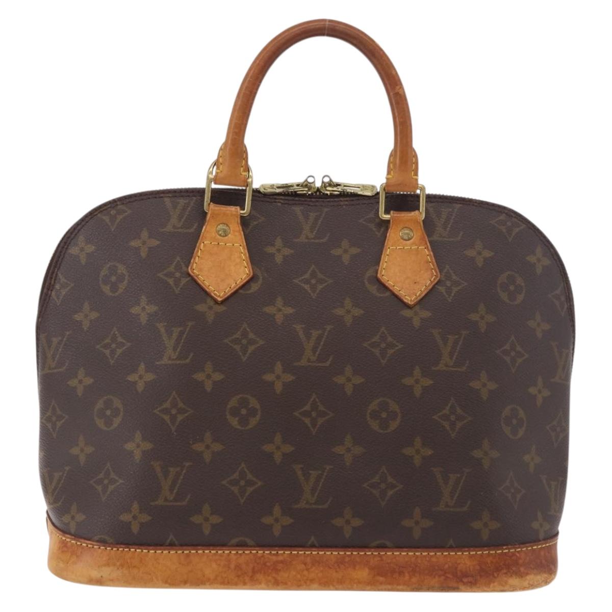 LOUIS VUITTON Monogram Alma Hand Bag M51130 LV Auth bs35648