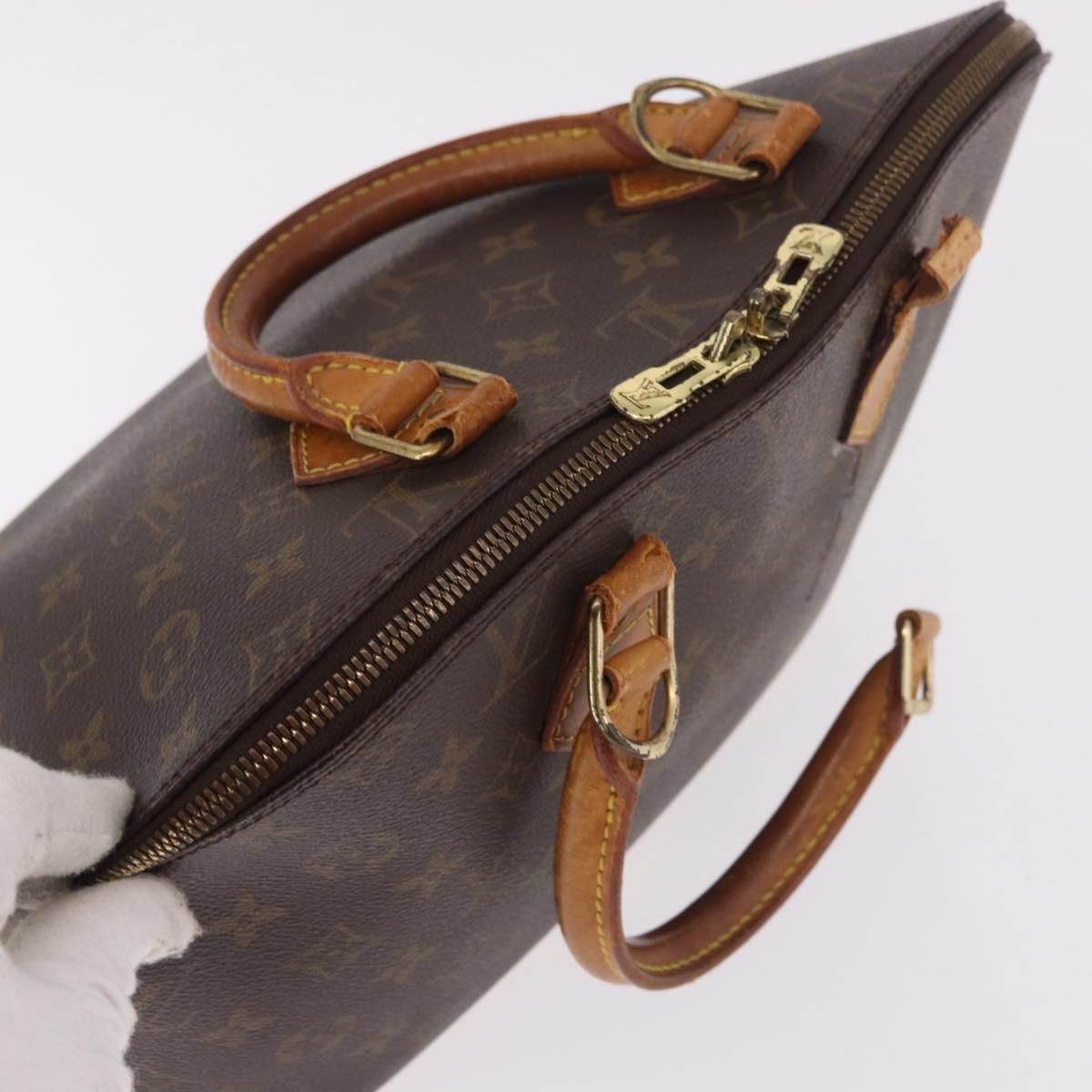LOUIS VUITTON Monogram Alma Hand Bag M51130 LV Auth bs35648