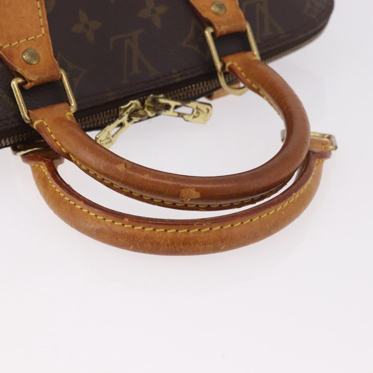LOUIS VUITTON Monogram Alma Hand Bag M51130 LV Auth bs35648