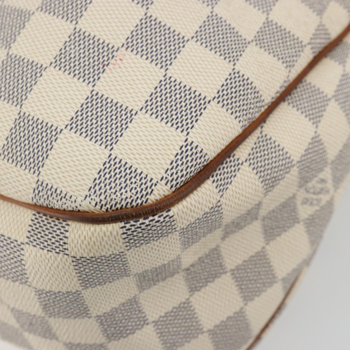 LOUIS VUITTON Damier Azur Siracusa PM Shoulder Bag N41113 LV Auth bs35664