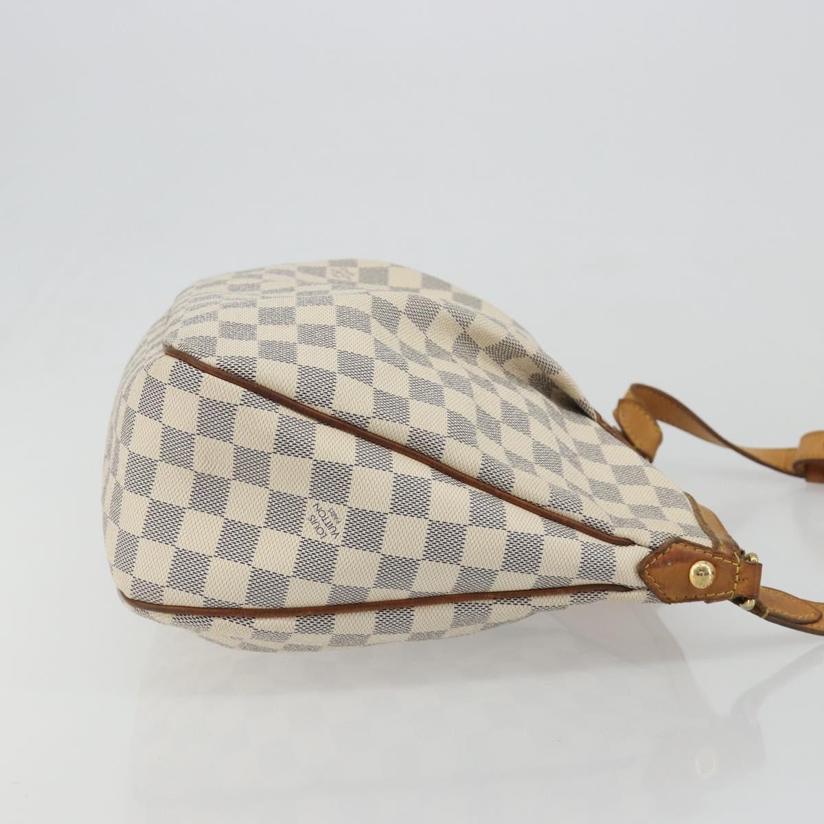 LOUIS VUITTON Damier Azur Siracusa PM Shoulder Bag N41113 LV Auth bs35664