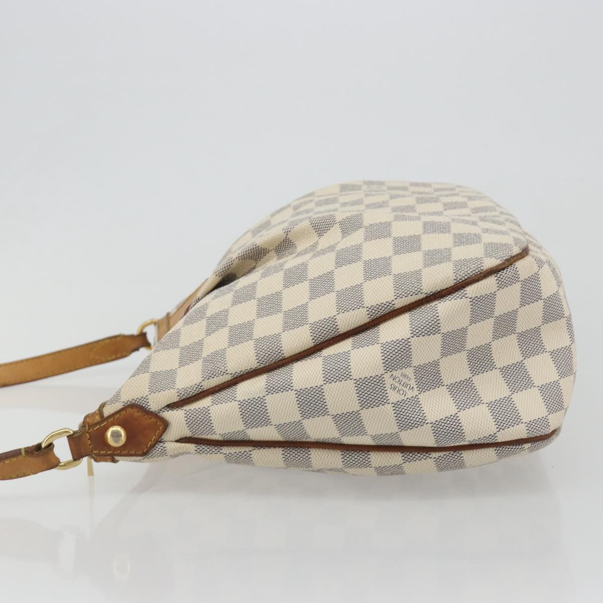 LOUIS VUITTON Damier Azur Siracusa PM Shoulder Bag N41113 LV Auth bs35664