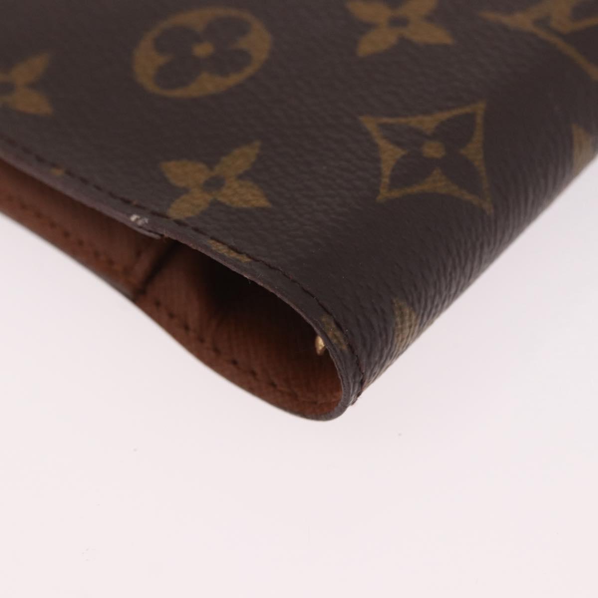 LOUIS VUITTON Monogram Agenda PM Day Planner Cover R20005 LV Auth bs35665