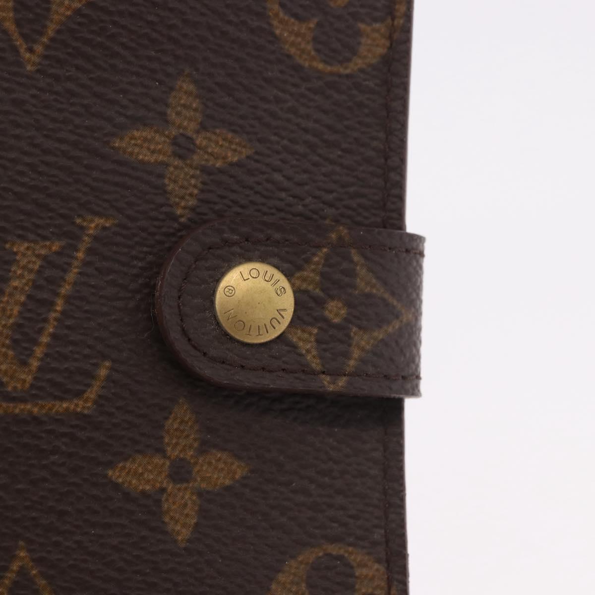 LOUIS VUITTON Monogram Agenda PM Day Planner Cover R20005 LV Auth bs35665