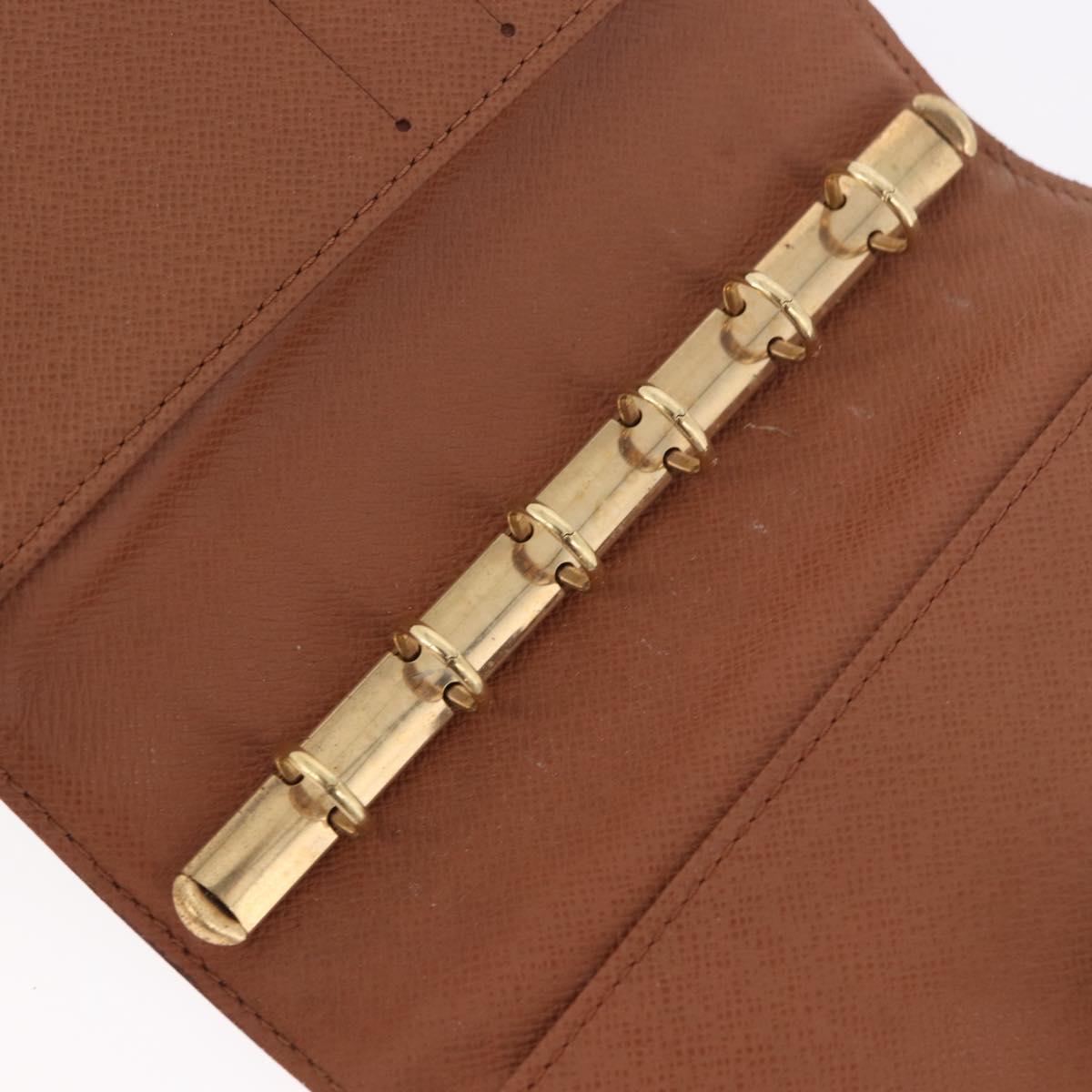 LOUIS VUITTON Monogram Agenda PM Day Planner Cover R20005 LV Auth bs35665