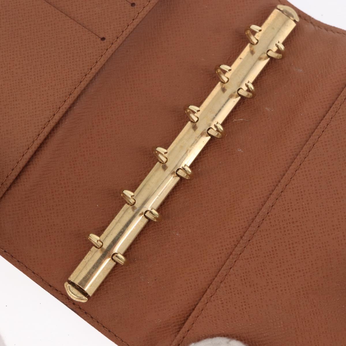 LOUIS VUITTON Monogram Agenda PM Day Planner Cover R20005 LV Auth bs35665