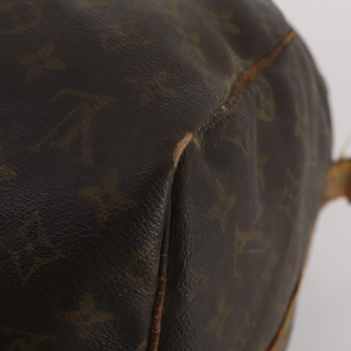 LOUIS VUITTON Monogram Keepall Bandouliere 55 Boston Bag M41414 LV Auth bs35693