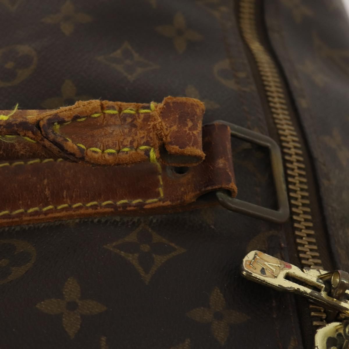 LOUIS VUITTON Monogram Keepall Bandouliere 55 Boston Bag M41414 LV Auth bs35693