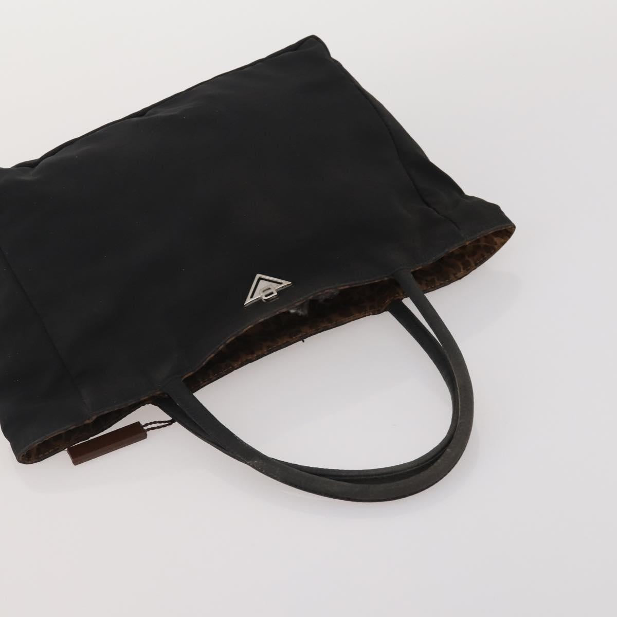 BOTTEGA VENETA Shoulder Bag Cotton jersey 3 Set Brown Black Auth bs35694