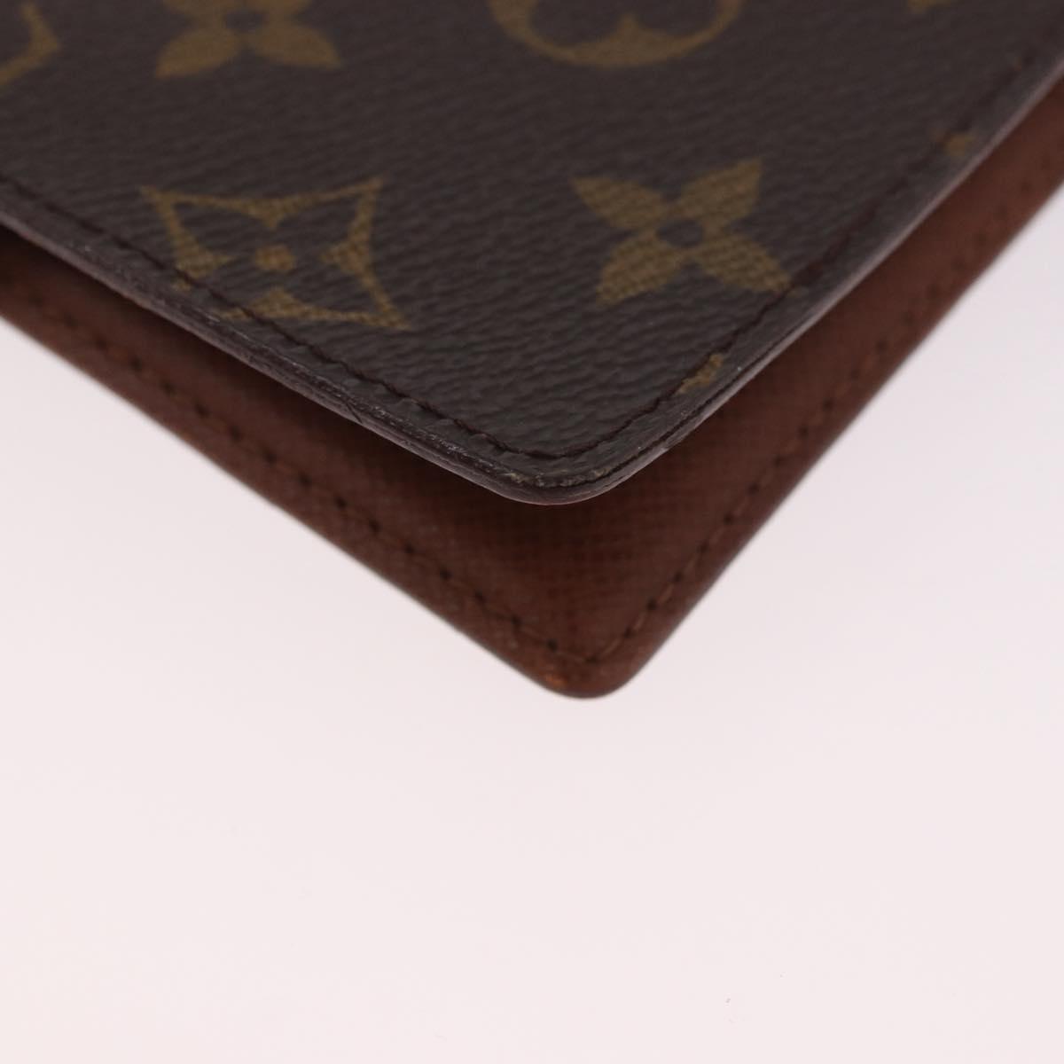LOUIS VUITTON Monogram Agenda PM Day Planner Cover R20005 LV Auth bs35704