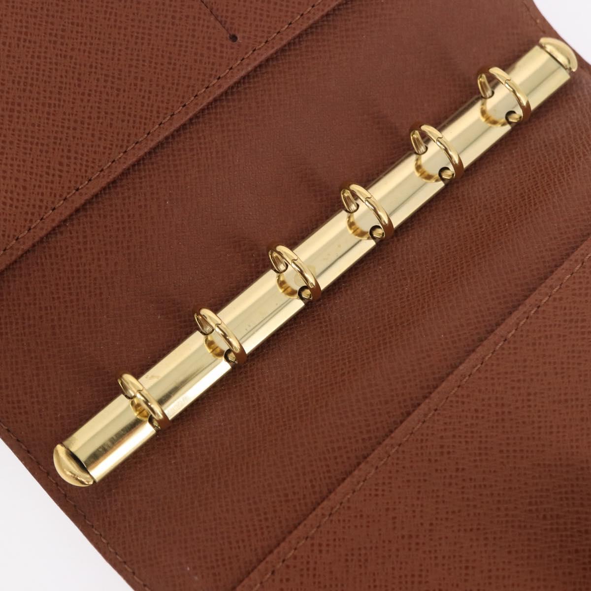 LOUIS VUITTON Monogram Agenda PM Day Planner Cover R20005 LV Auth bs35704