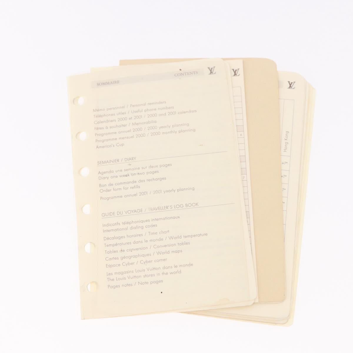 LOUIS VUITTON Monogram Agenda PM Day Planner Cover R20005 LV Auth bs35704