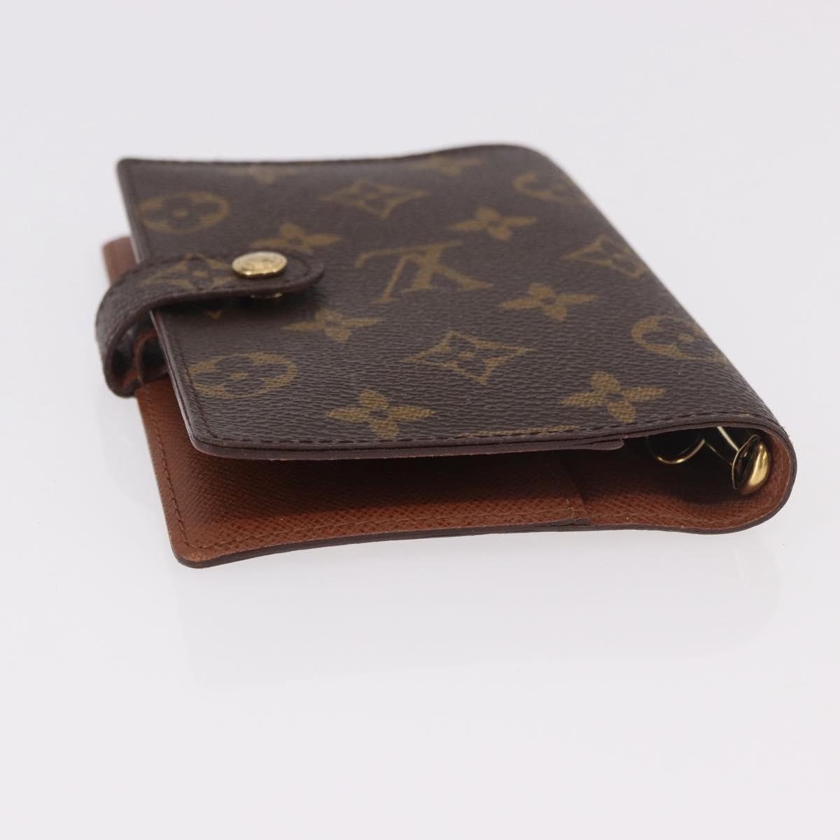 LOUIS VUITTON Monogram Agenda PM Day Planner Cover R20005 LV Auth bs35704
