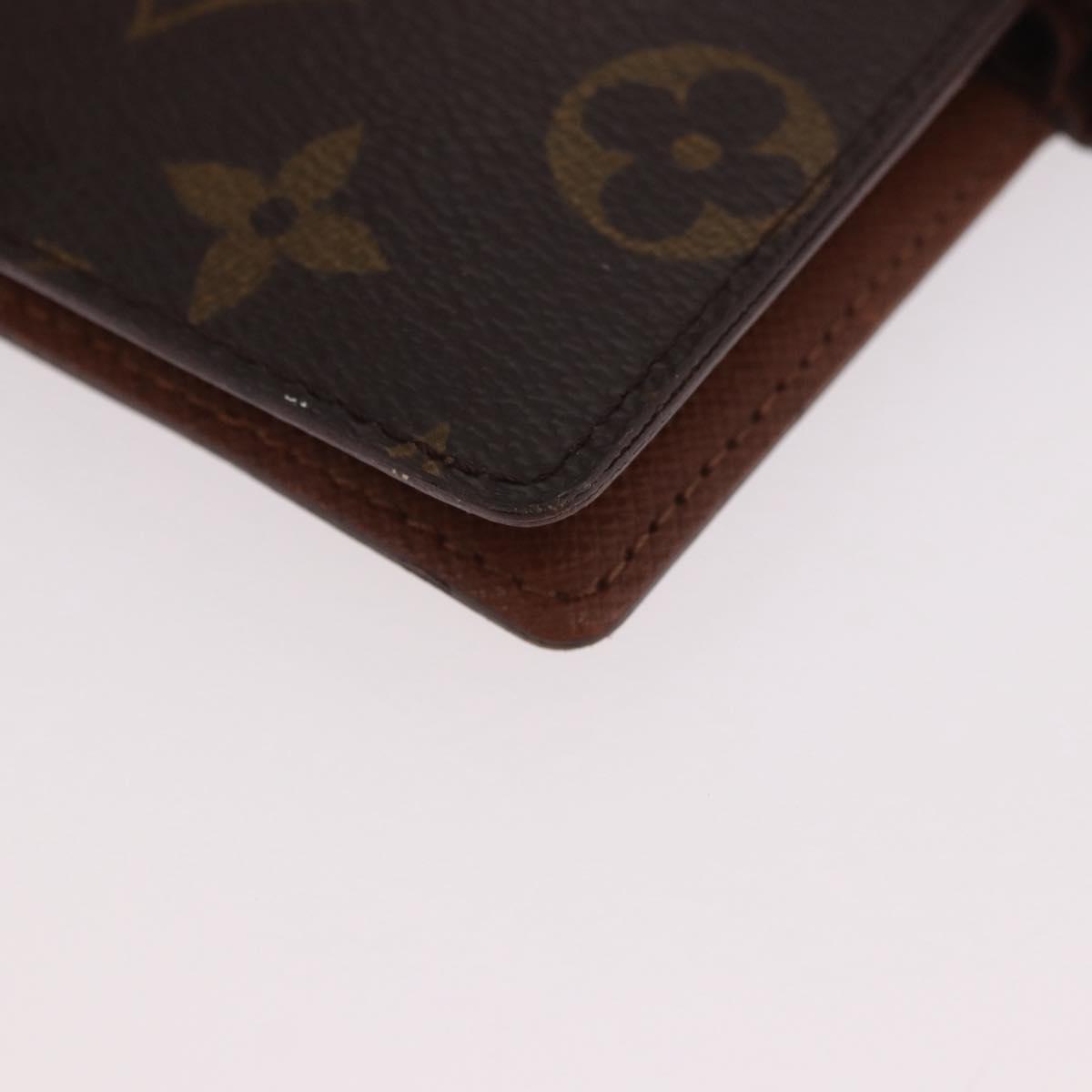LOUIS VUITTON Monogram Agenda PM Day Planner Cover R20005 LV Auth bs35704