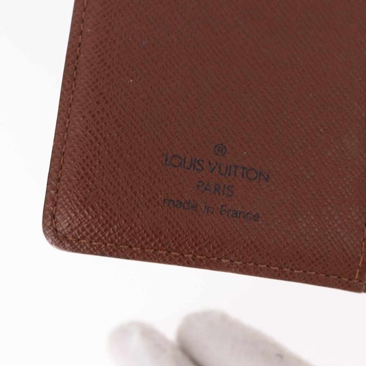 LOUIS VUITTON Monogram Agenda PM Day Planner Cover R20005 LV Auth bs35705