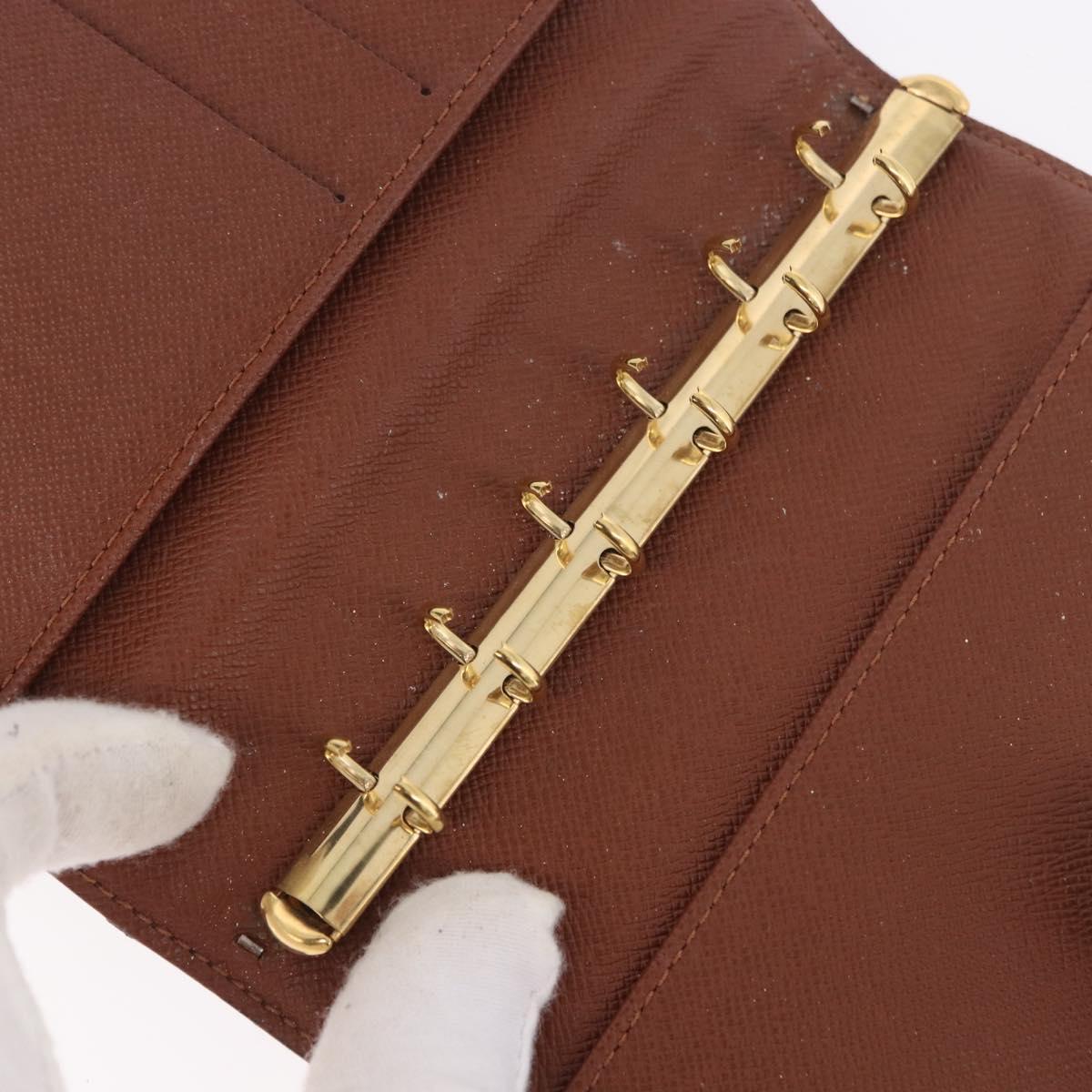 LOUIS VUITTON Monogram Agenda PM Day Planner Cover R20005 LV Auth bs35705
