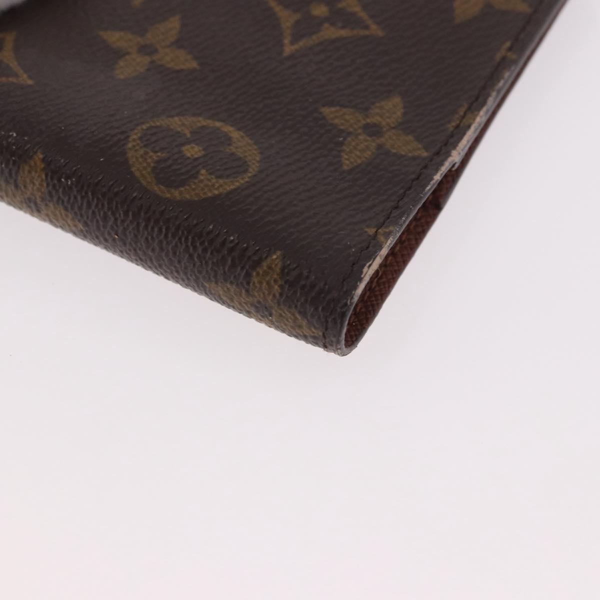 LOUIS VUITTON Monogram Agenda PM Day Planner Cover R20005 LV Auth bs35705