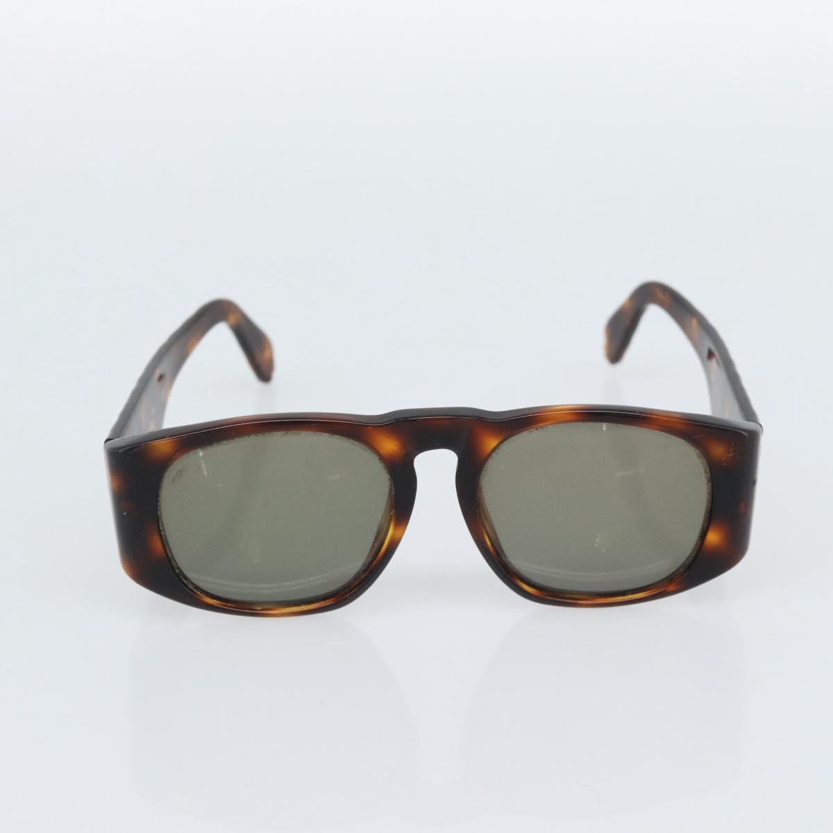 CHANEL Sunglasses plastic 3 Set Black Brown CC Auth bs35709