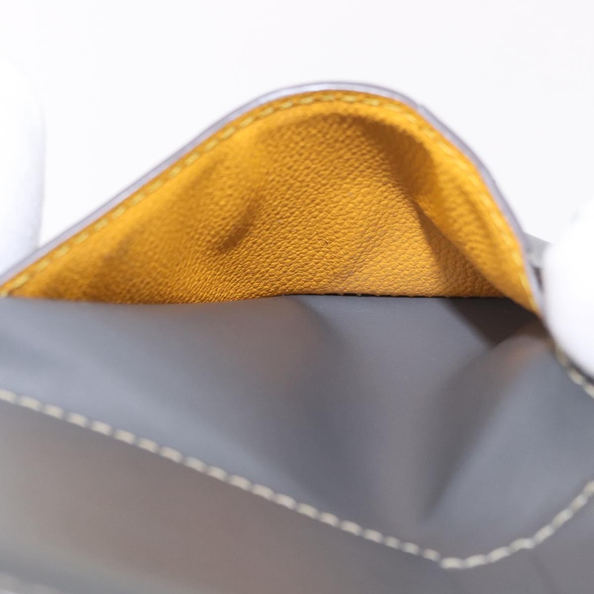 GOYARD Herringbone Card Case PVC Gray Auth bs35715V