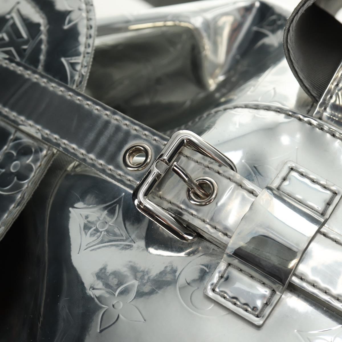 LOUIS VUITTON Monogram Miroir ChristopherPM Backpack Silver M58756 bs35728SAV