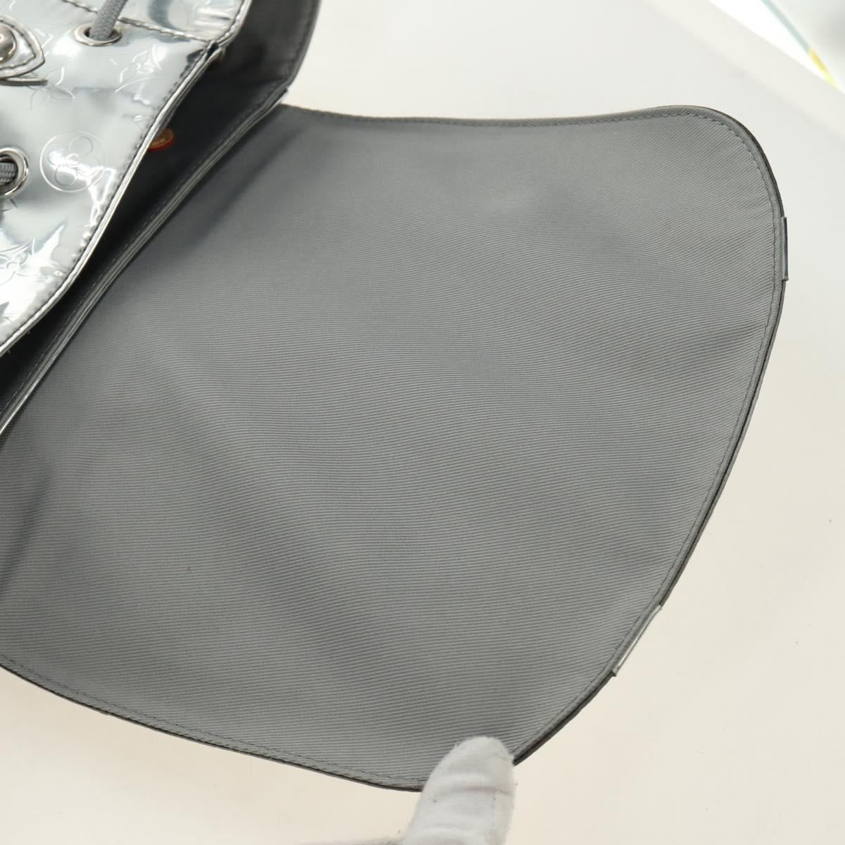 LOUIS VUITTON Monogram Miroir ChristopherPM Backpack Silver M58756 bs35728SAV