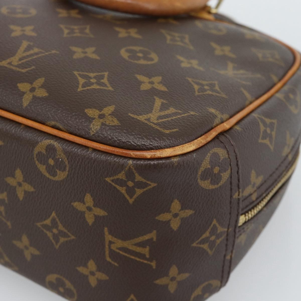 LOUIS VUITTON Monogram Trouville Hand Bag M42228 LV Auth bs35729