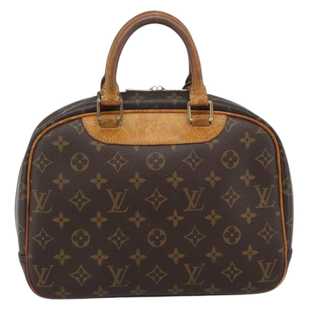 LOUIS VUITTON Monogram Trouville Hand Bag M42228 LV Auth bs35729