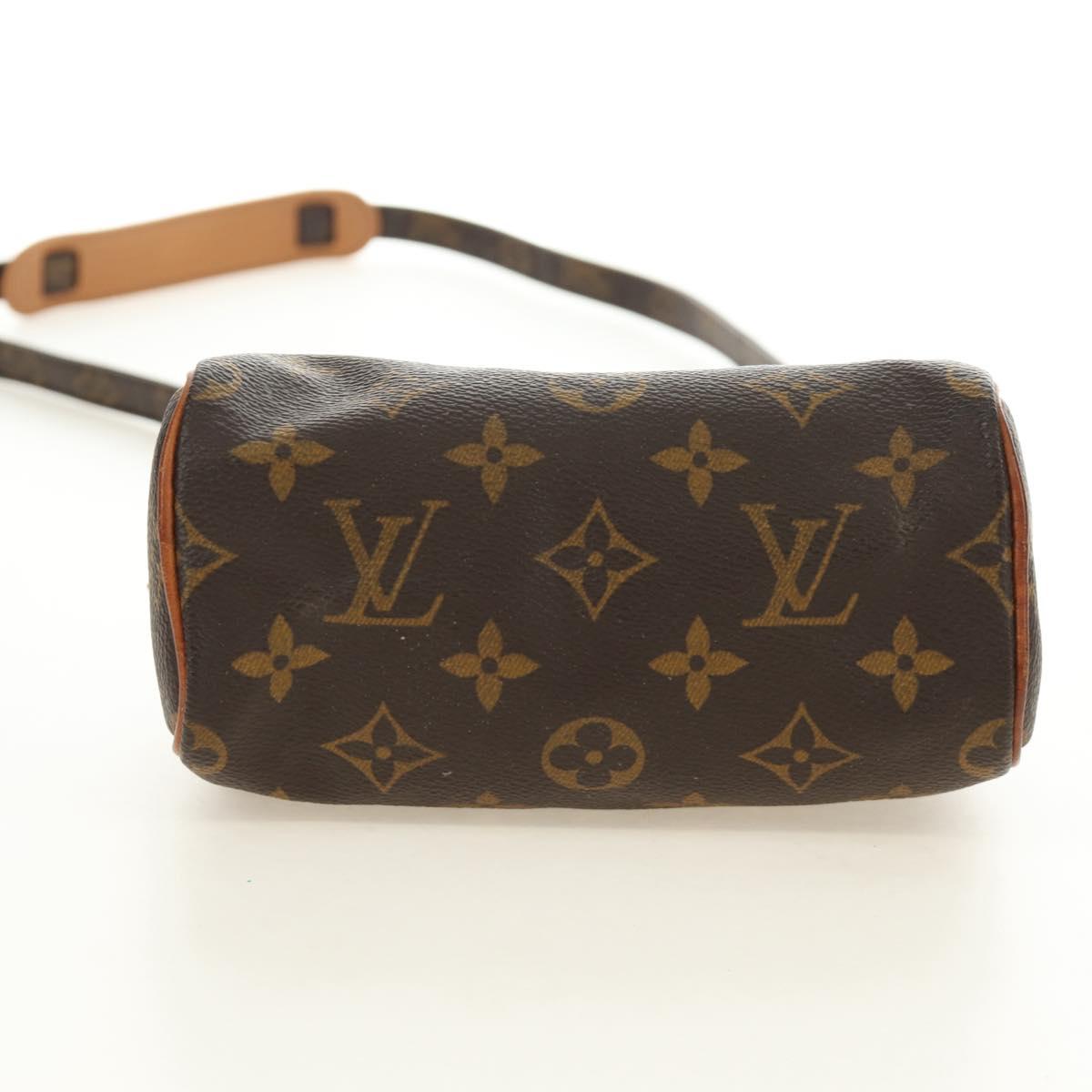 LOUIS VUITTON Monogram Mini Speedy Hand Bag M41534 LV Auth bs35730V