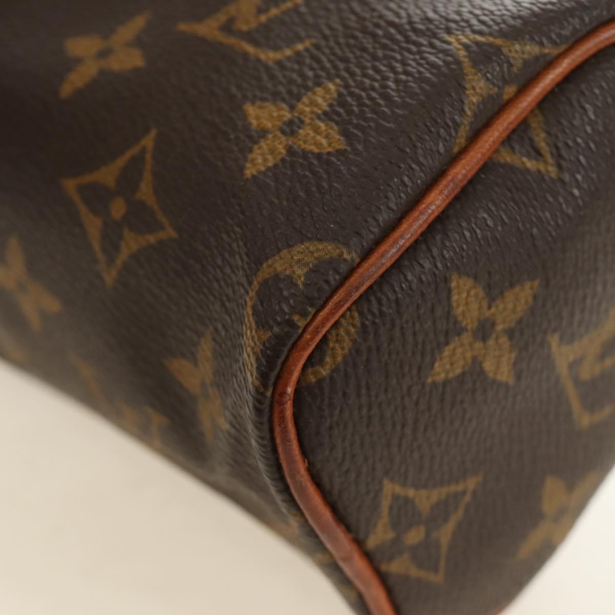LOUIS VUITTON Monogram Mini Speedy Hand Bag M41534 LV Auth bs35730V
