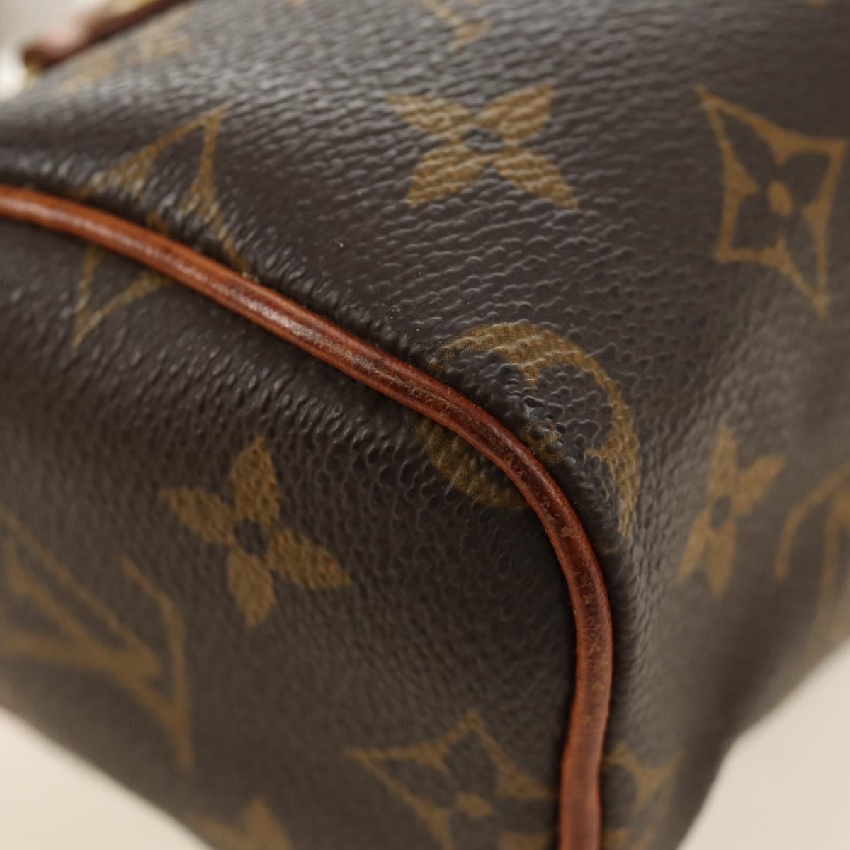 LOUIS VUITTON Monogram Mini Speedy Hand Bag M41534 LV Auth bs35730V