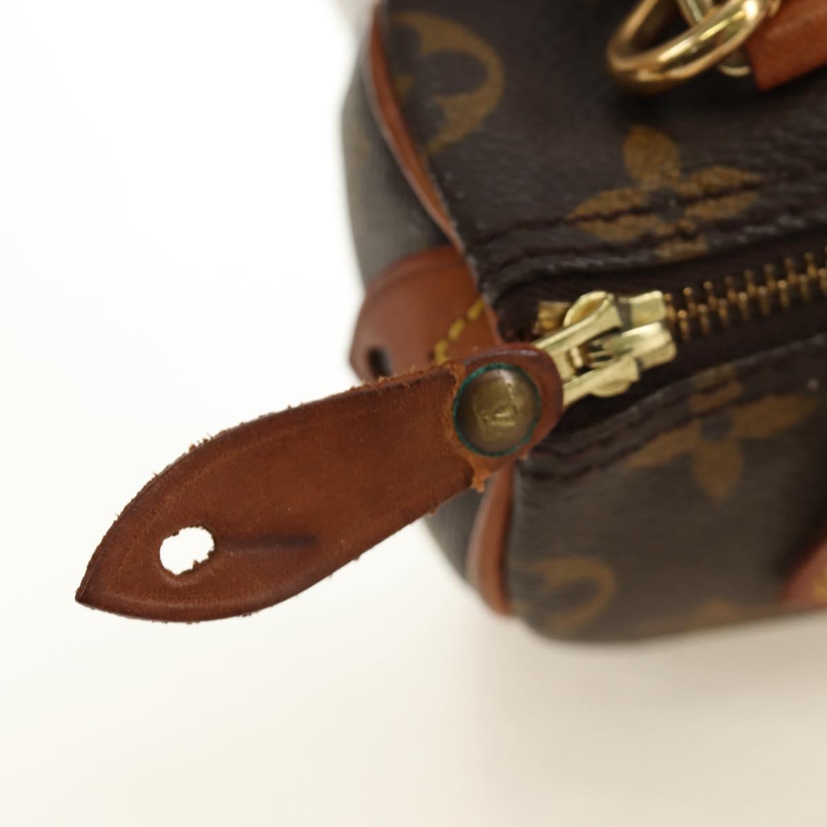 LOUIS VUITTON Monogram Mini Speedy Hand Bag M41534 LV Auth bs35730V