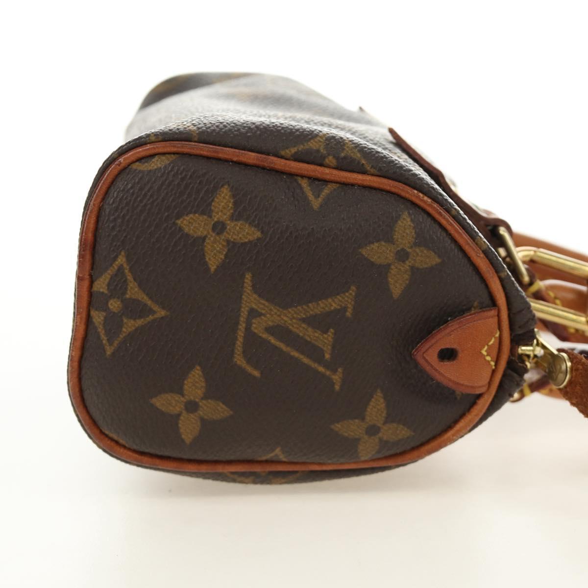 LOUIS VUITTON Monogram Mini Speedy Hand Bag M41534 LV Auth bs35730V