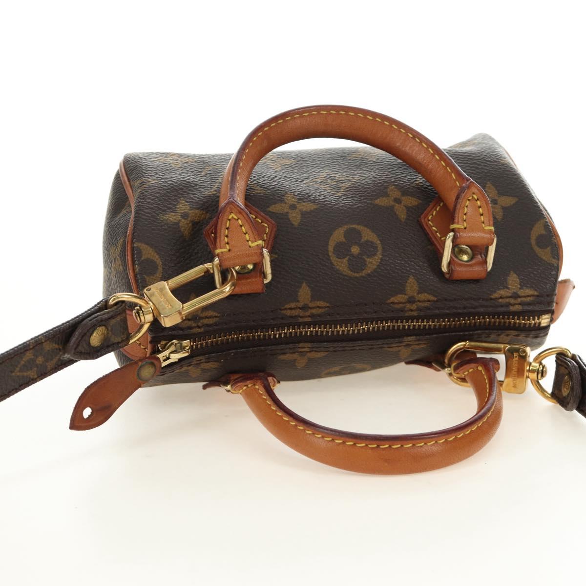 LOUIS VUITTON Monogram Mini Speedy Hand Bag M41534 LV Auth bs35730V