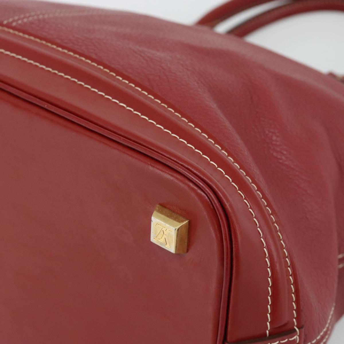 LOUIS VUITTON Lockit Hand Bag Suhari Red M95862 LV Auth bs35734A