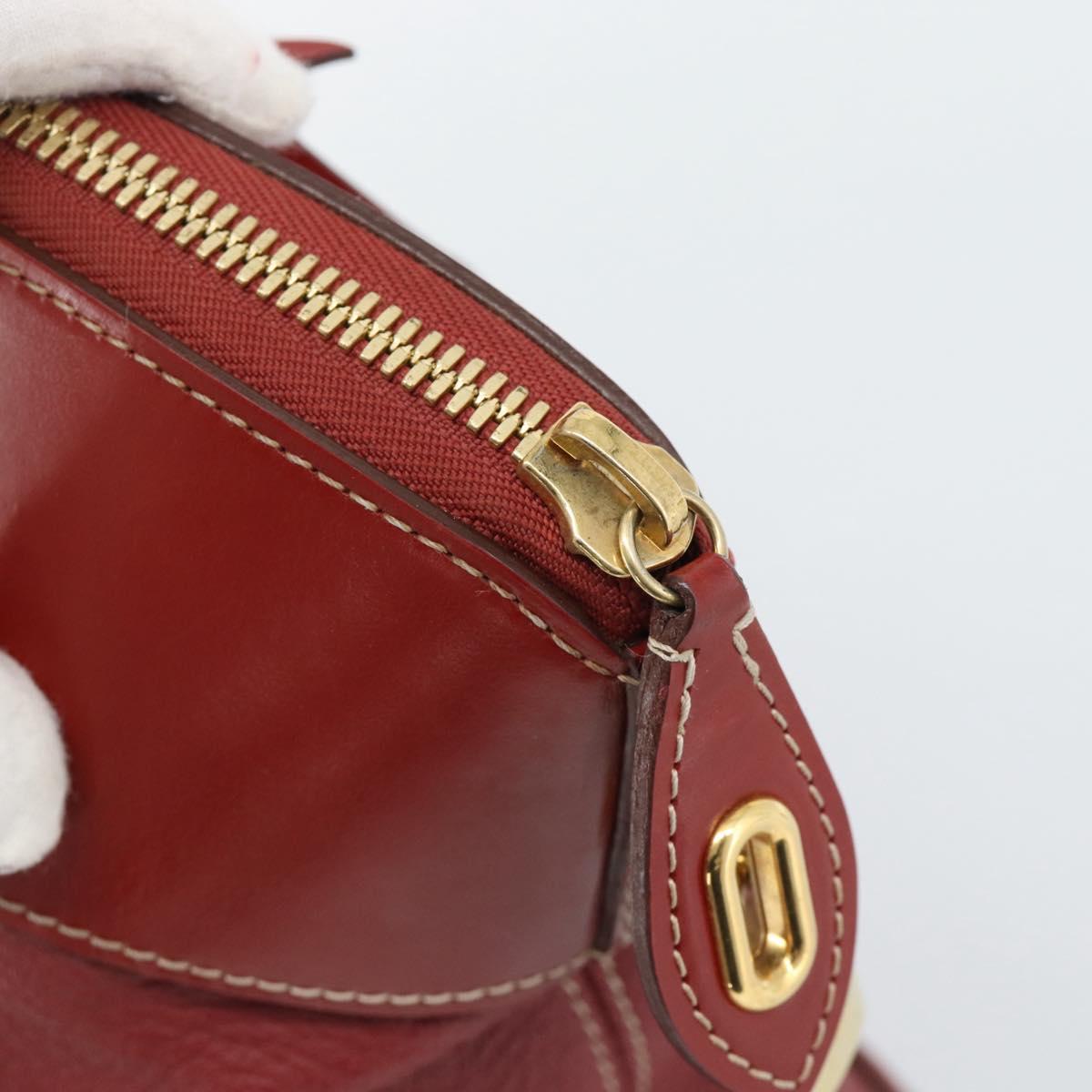 LOUIS VUITTON Lockit Hand Bag Suhari Red M95862 LV Auth bs35734A