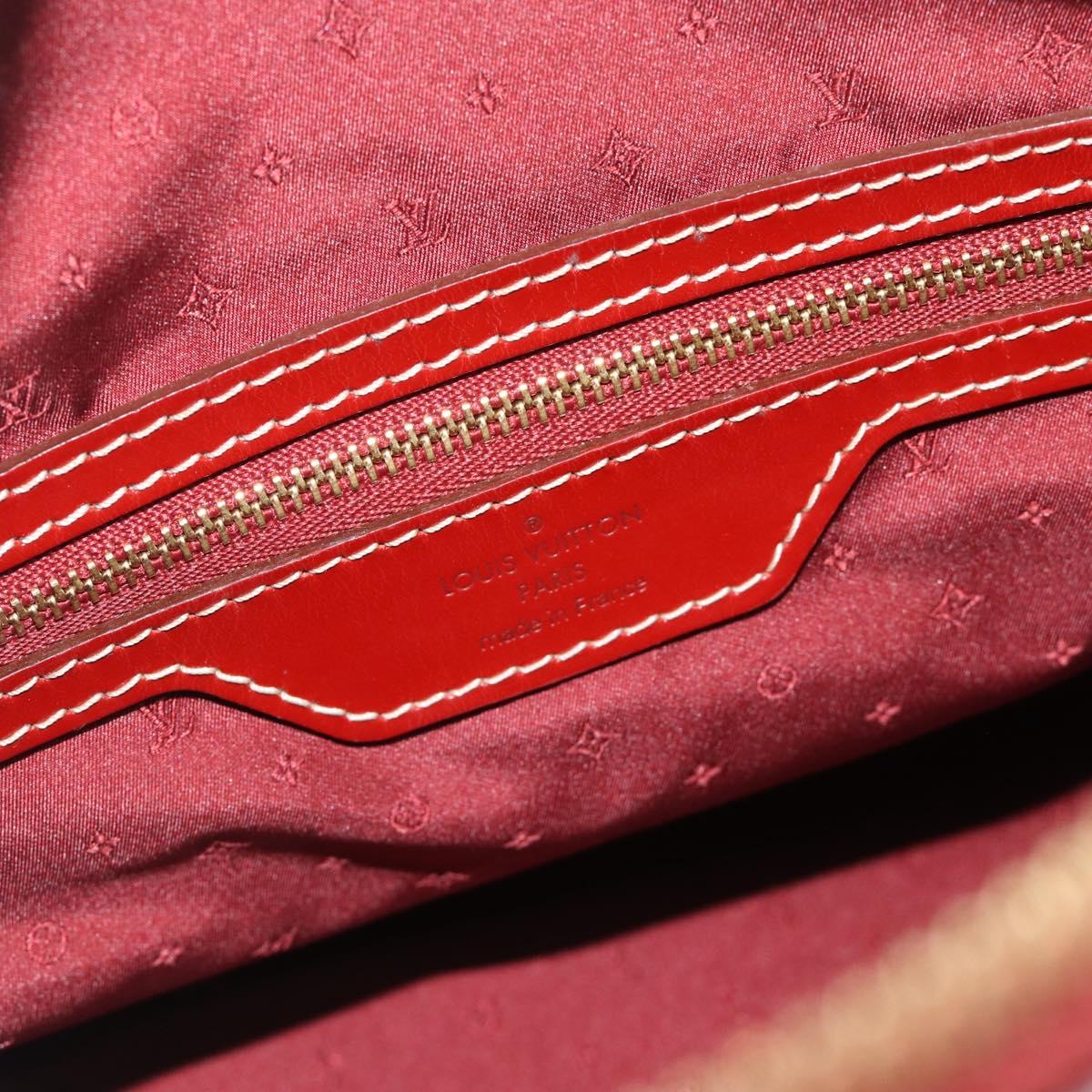 LOUIS VUITTON Lockit Hand Bag Suhari Red M95862 LV Auth bs35734A