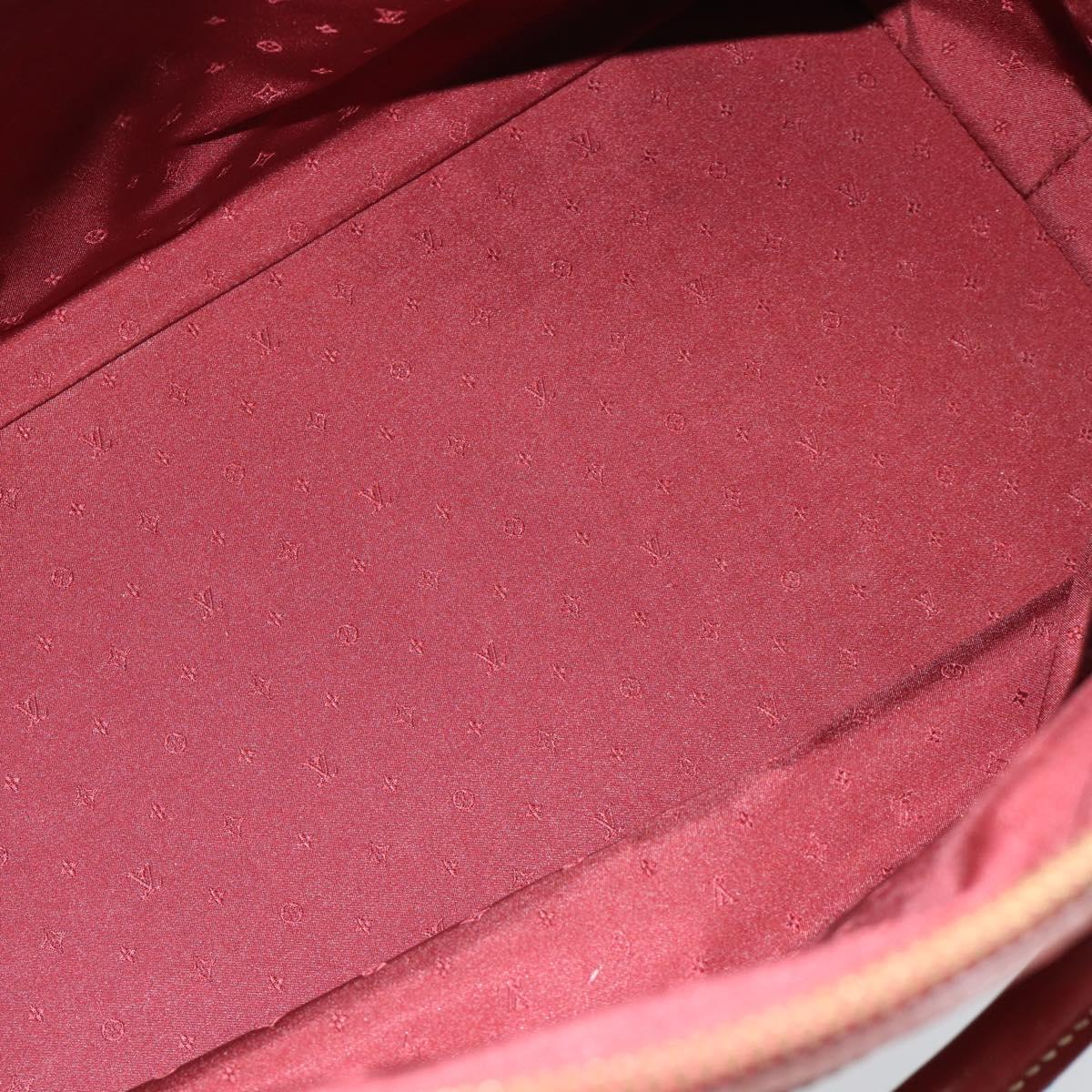 LOUIS VUITTON Lockit Hand Bag Suhari Red M95862 LV Auth bs35734A