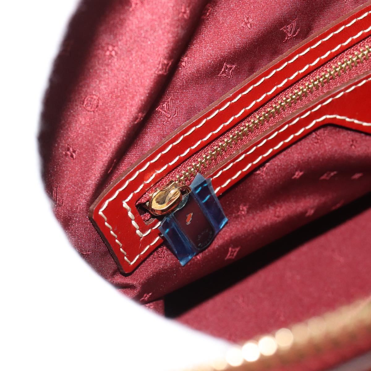 LOUIS VUITTON Lockit Hand Bag Suhari Red M95862 LV Auth bs35734A