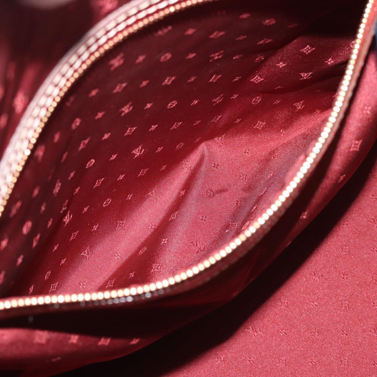 LOUIS VUITTON Lockit Hand Bag Suhari Red M95862 LV Auth bs35734A