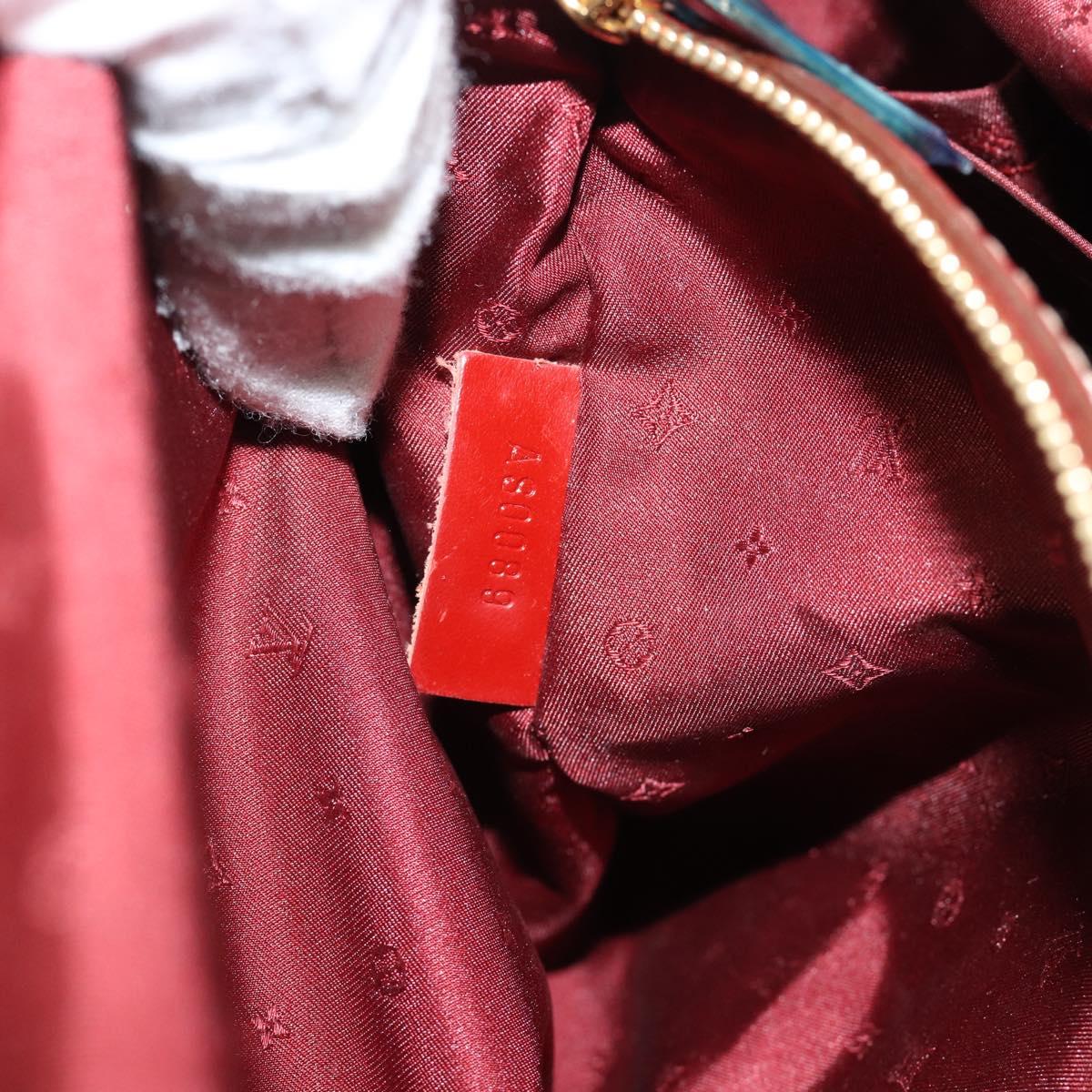 LOUIS VUITTON Lockit Hand Bag Suhari Red M95862 LV Auth bs35734A