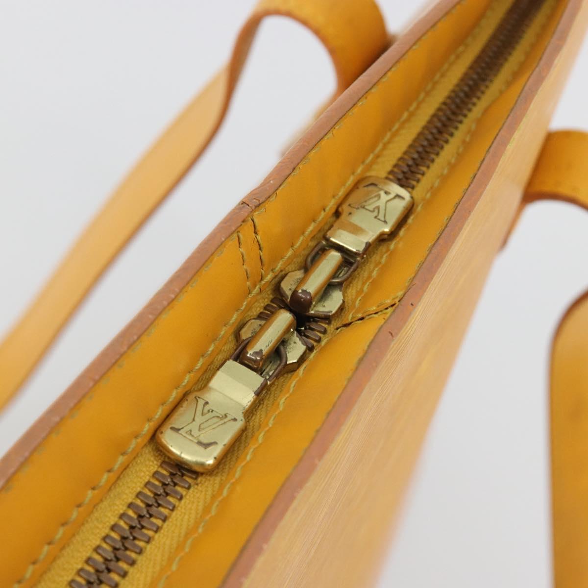 LOUIS VUITTON Epi Lussac Shoulder Bag Yellow M52289 LV Auth bs35736