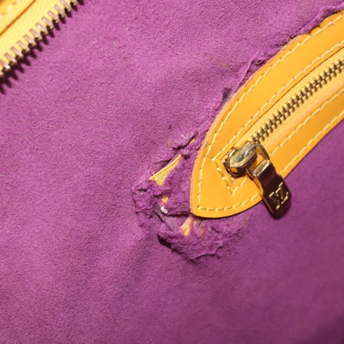 LOUIS VUITTON Epi Lussac Shoulder Bag Yellow M52289 LV Auth bs35736