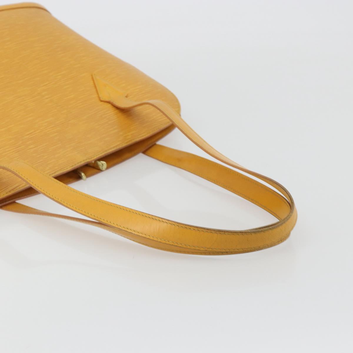 LOUIS VUITTON Epi Lussac Shoulder Bag Yellow M52289 LV Auth bs35736